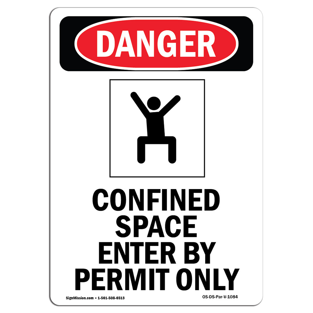 Confined Space Enter By Permit Only