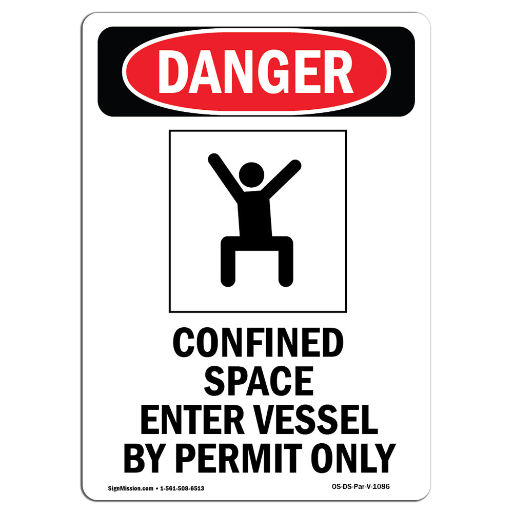 Confined Space Enter Vessel By Permit Only