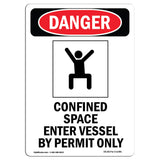 Confined Space Enter Vessel By Permit Only
