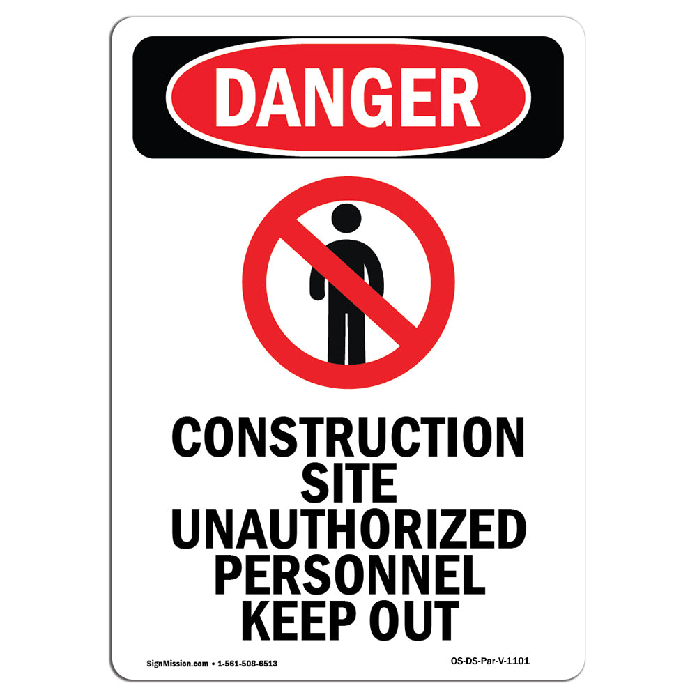 Construction Site Unauthorized
