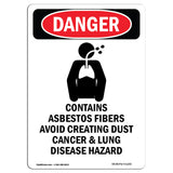 Contains Asbestos Fibers