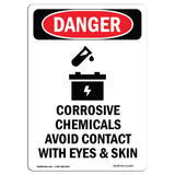 Corrosive Chemicals Avoid Contact