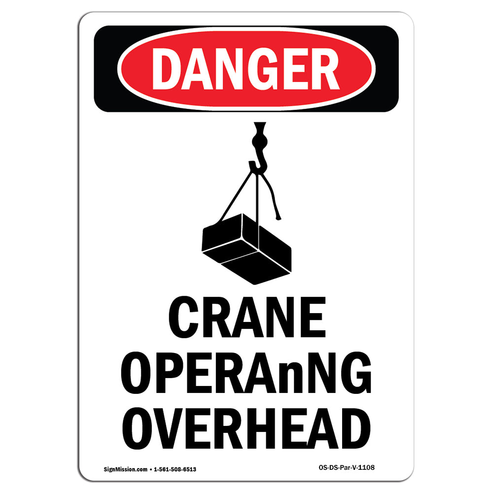 Crane Operating Overhead