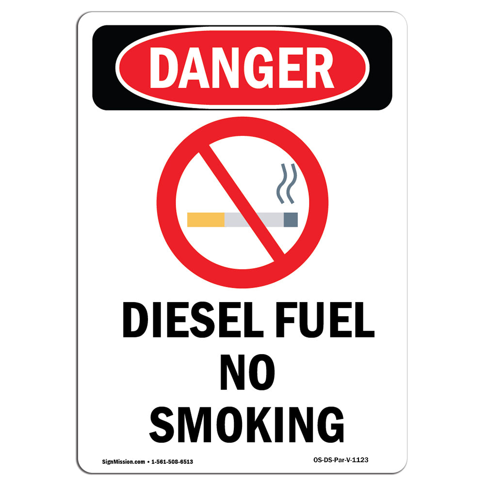 Diesel Fuel No Smoking