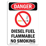 Diesel Fuel Flammable No Smoking