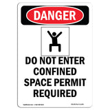 Do Not Enter Confined Space Permit Required