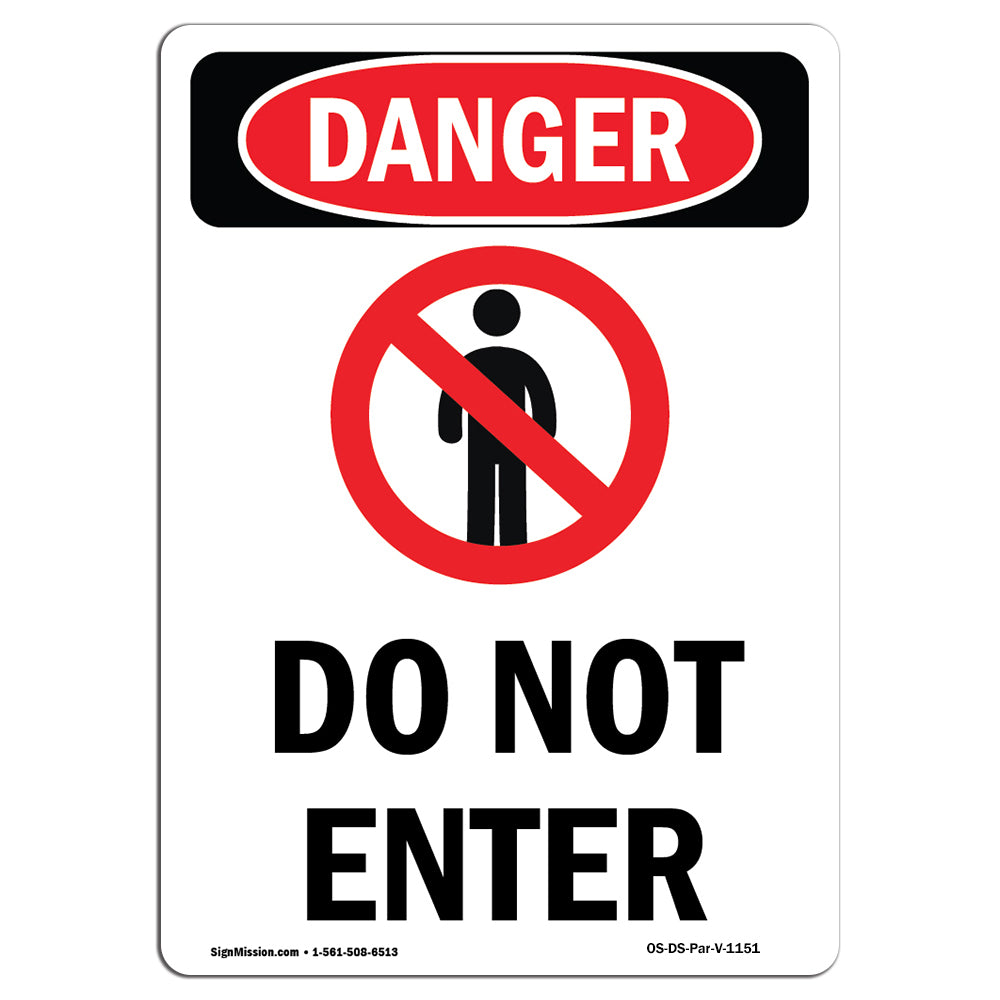 Do Not Enter Spanish