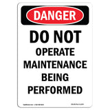 Do Not Operate Maintenance Being Performed
