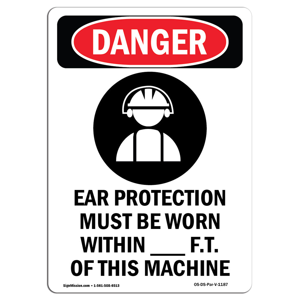 Ear Protection Must Be Worn