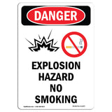 Explosion Hazard No Smoking