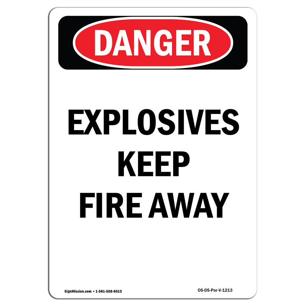 Explosives Keep Fire Away