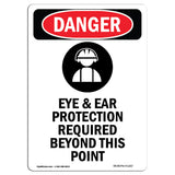 Eye And Ear Protection Required