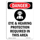 Eye And Hearing Protection Required