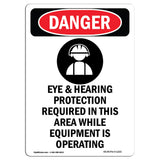 Eye And Hearing Protection Required