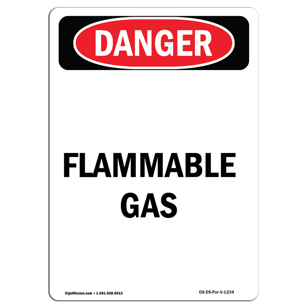 Portrait Flammable Gas