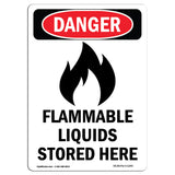 Flammable Liquids Stored Here