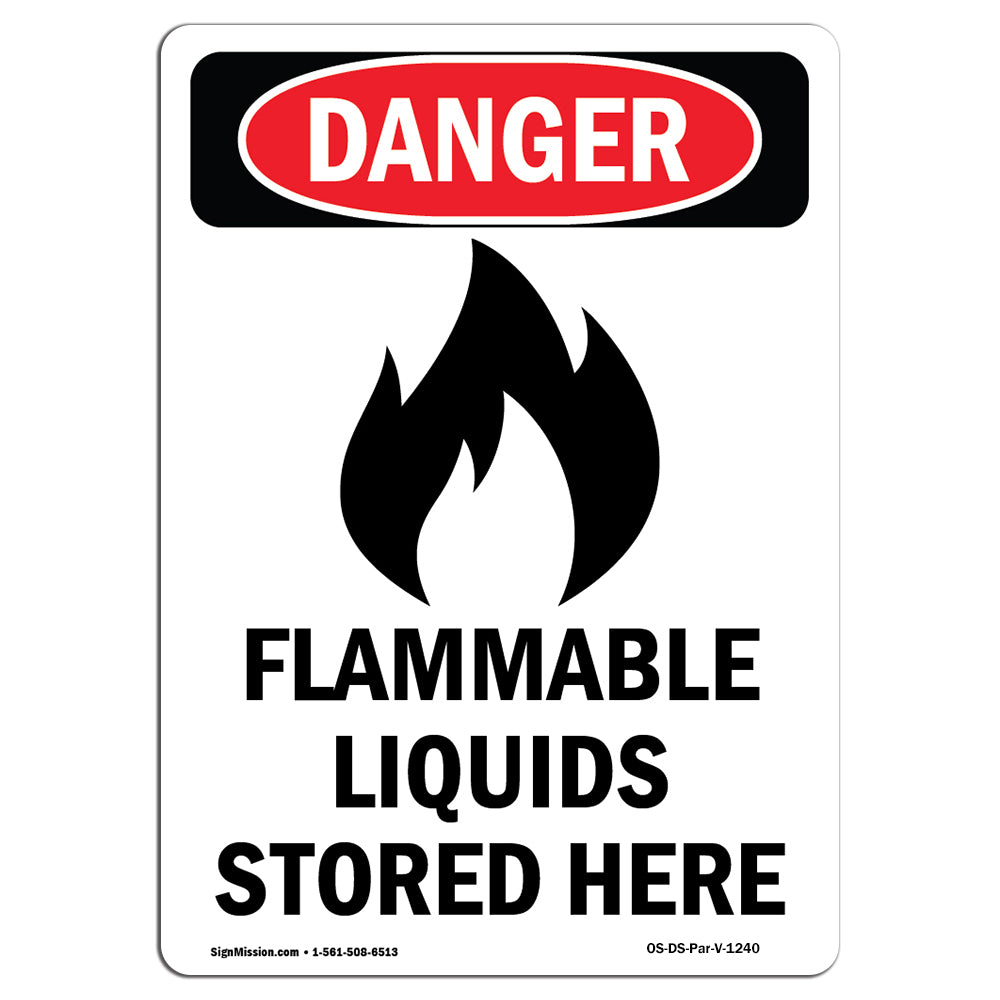 Flammable Liquids Stored Here