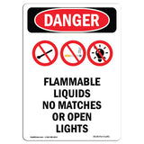 Flammable Liquids No Matches Or Open Lights