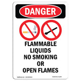 Flammable Liquids No Smoking Or Open Flames