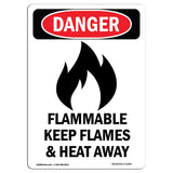 Flammable Keep Flames And Heat Away