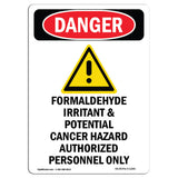 Formaldehyde Irritant Hazard