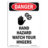 Hand Hazard Watch Your Fingers