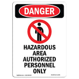 Hazardous Area Authorized Personnel Only