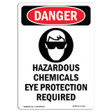 Hazardous Chemicals Eye Protection Required