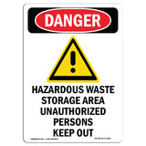 Hazardous Waste Storage Area