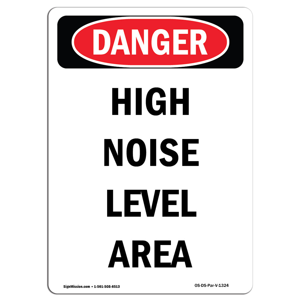 High Noise Level Area