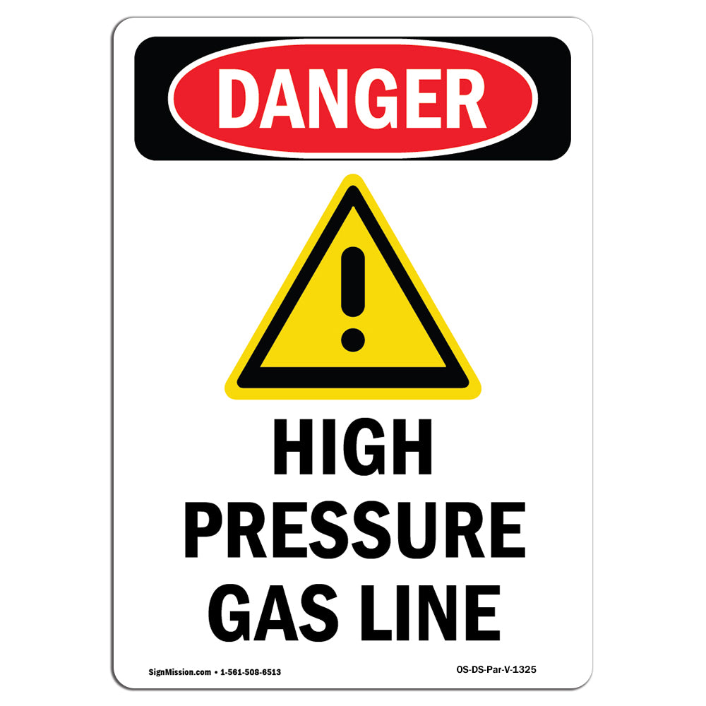 High Pressure Gas Line