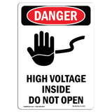 High Voltage Inside Do Not Open