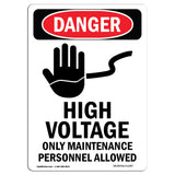 High Voltage Only Maintenance Personnel