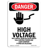 High Voltage Will Shock Burn Cause Death