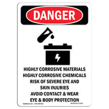 Highly Corrosive Materials Chemicals