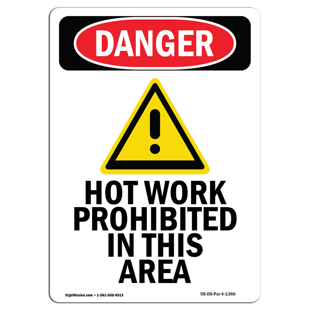 Hot Work Prohibited In This Area