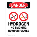 Hydrogen No Smoking No Open Flames