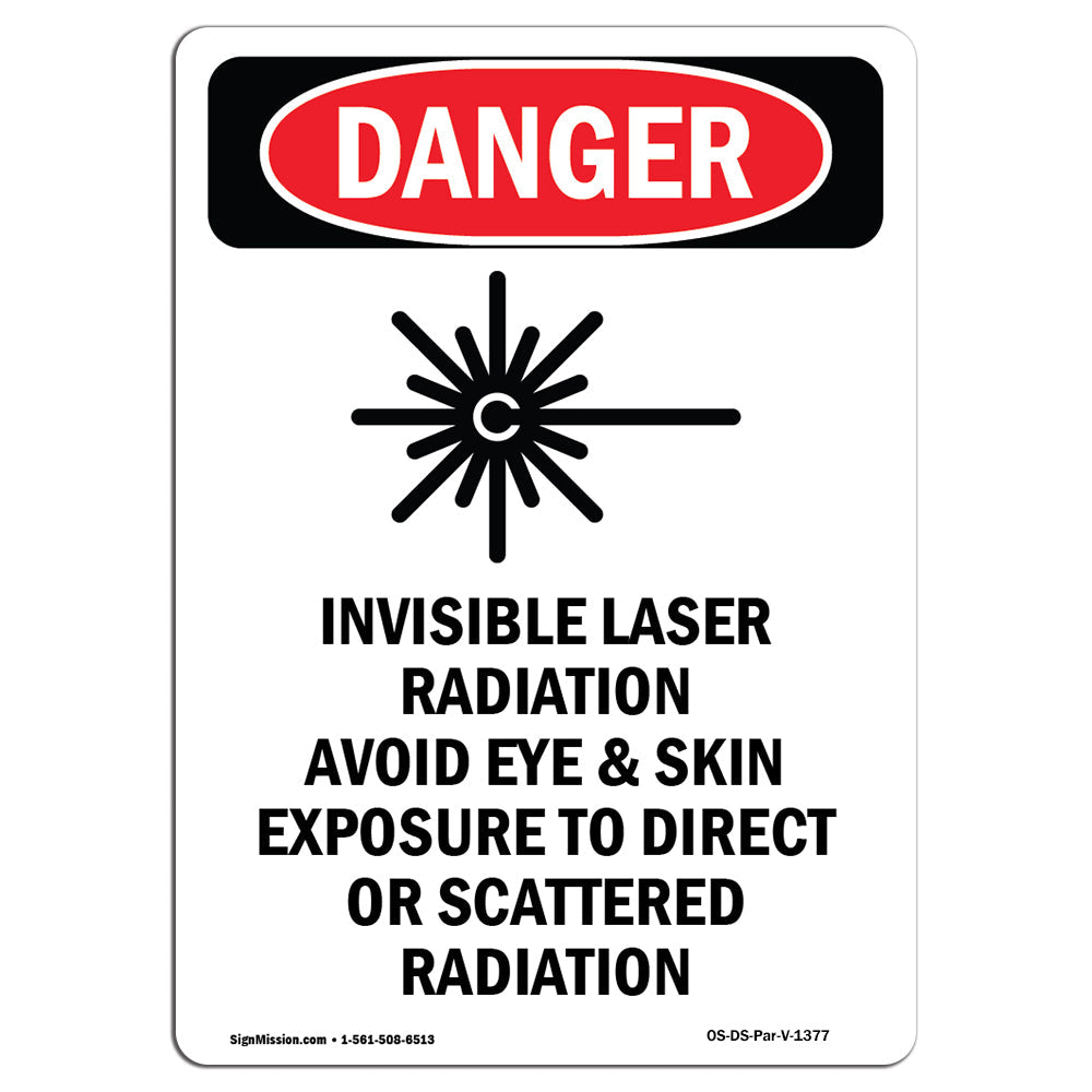 Invisible Laser Radiation Avoid Eye Exposure