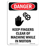 Keep Fingers Clear Of Machine Motion