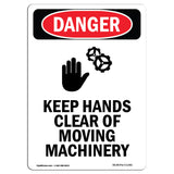 Keep Hands Clear Of Moving Machinery
