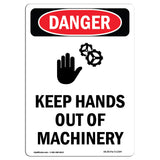 Keep Hands Out Of Machinery Spanish