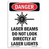 Laser Beams Look Directly Lights