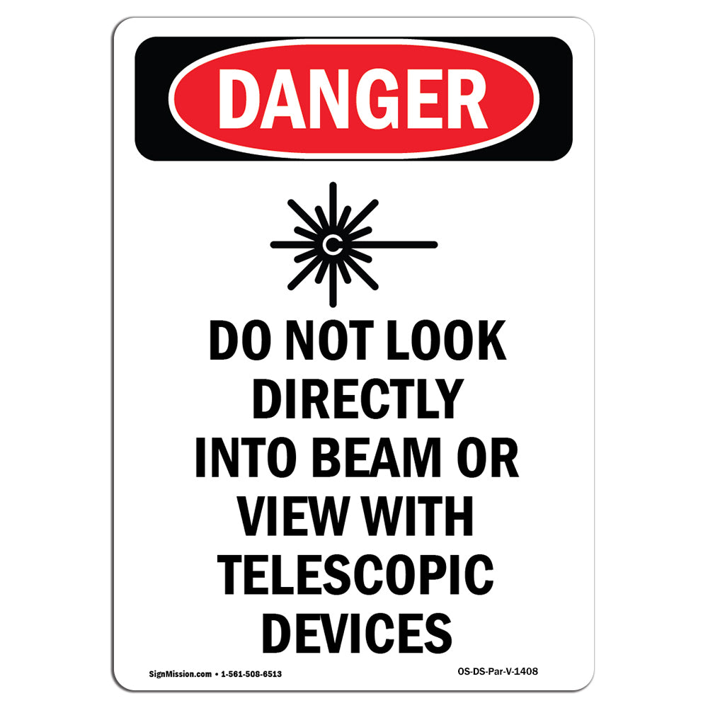 Do Not Look Directly Into Class IIIb Laser