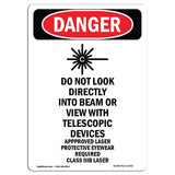 Do Not Look Directly Into Class IIIb Laser