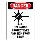 Laser Operation Protect Eyes Skin Beam