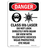 Class IIIb Laser Do Not Look Into Beam