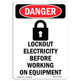 Lockout Electricity Before Working