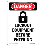 Lockout Equipment Before Entering