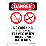 No Smoking When Charging Batteries