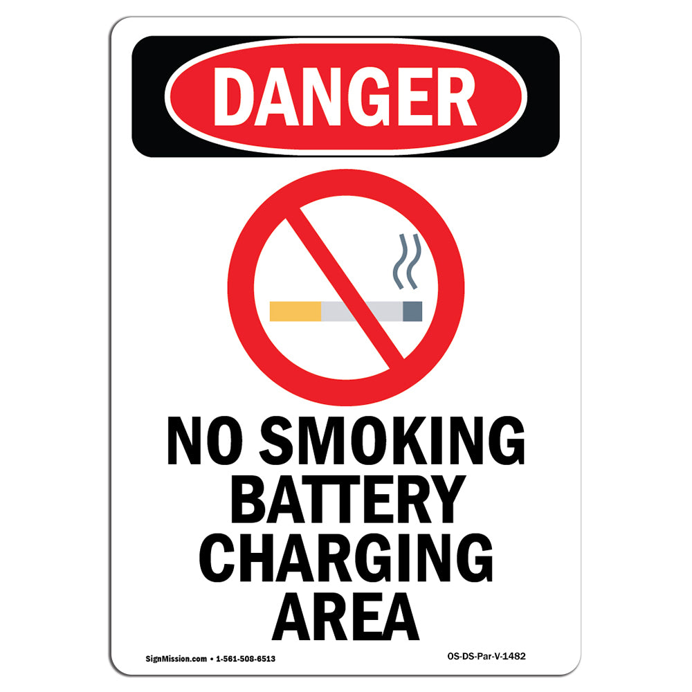 No Smoking Battery Charging Area